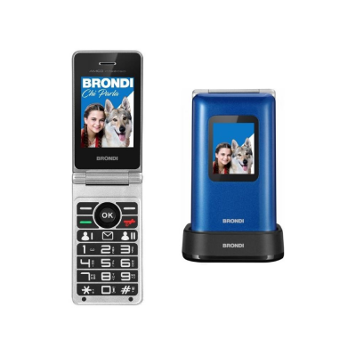 Cellulare 2G Gprs AMICO Prezioso Blue metal Brondi