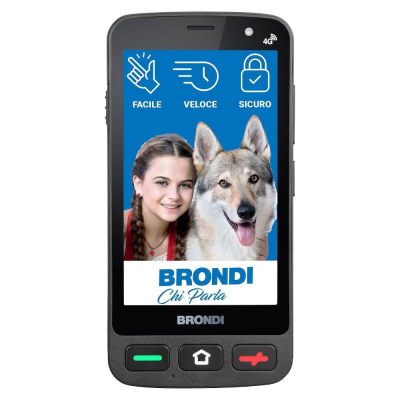 Smartphone 4" AMICO SMARTPHONE Pocket 16GB 4G Lte Nero Brondi