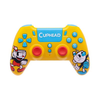 Gamepad PLAYSTATION 4 Cuphead Wireless Yellow Qubick ACP40224