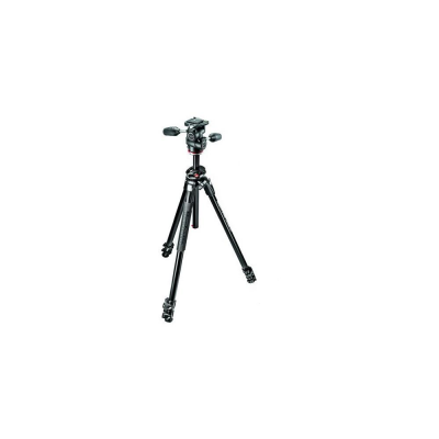 Treppiede con Testa 10Kg SERIE 290 Kit Dual con Testa 3 Vie Black MK290DUA3 3W Manfrotto