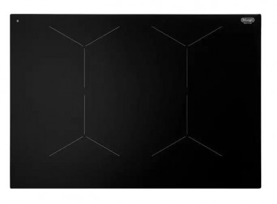 Piano Cottura da Incasso Induzione 75 cm 4 Zone Bridge Nero De Longhi NSI 741