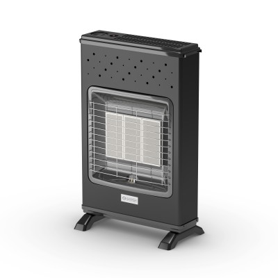 Olimpia Splendid 99233 Infra Metano S1 Stufa Infrarossi a Metano 3 livelli di potenza fino a 4200 W Nero Made in Italy 