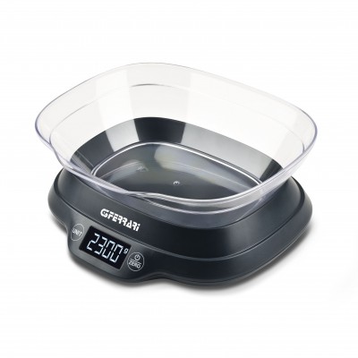 G3 Ferrari G20093 Bilancia da Cucina - 1 gr/5kg - Ciotola da 1,2L, -  Display Alta Luminosità - Sensore ad alta precisione
