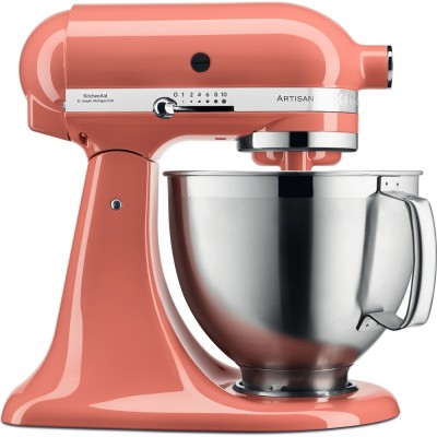 Robot Da Cucina Con Corpo Motore Mobile Artisan 4,8 L Corallo KitchenAid 5KSM185PSEPH - GARANZIA ITALIA 5 ANNI 