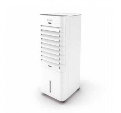 Olimpia Splendid Peler 6C Raffrescatore d'aria Portatile Evaporativo Senza Tubo Ionizzatore Capacità tanica 6 Litri 2 Velocità colore Bianco