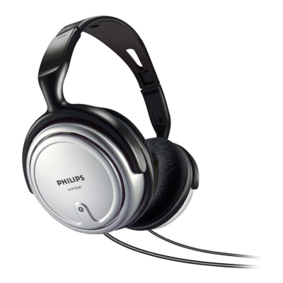 Cuffie filo Tv Headphones Grey e Black Philips SHP2500/10
