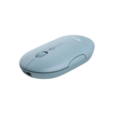 Mouse Consumer PUCK Rechargeable Wireless Blue Trust 24126