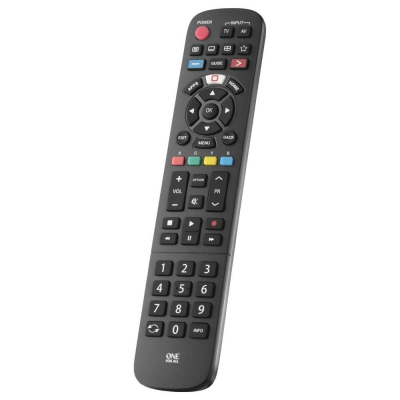 Telecomando tv Sostitutivo per Tv Panasonic Black Oneforall URC4914 