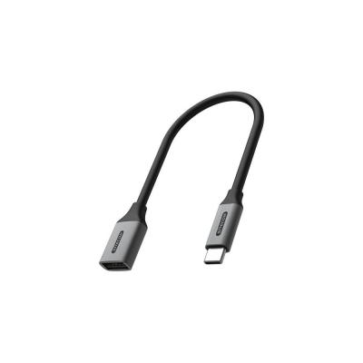 Cavo adattatore USB C to USB A Grey e Black 0,15m AD 1011 Sitecom