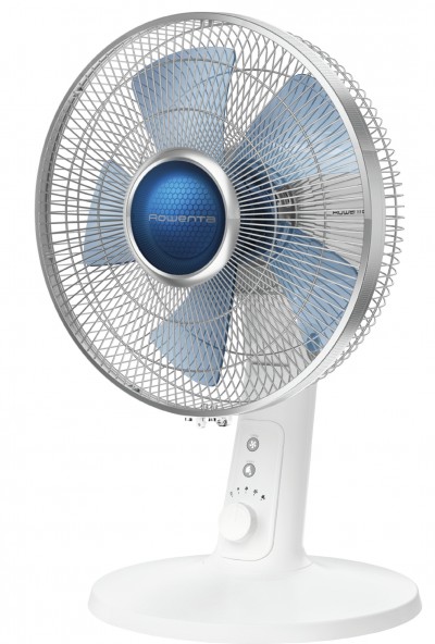 Rowenta VU2730 Turbo Silence Extreme+ Ventilatore da Tavolo Silenzioso 4 Velocità regolabili Bianco