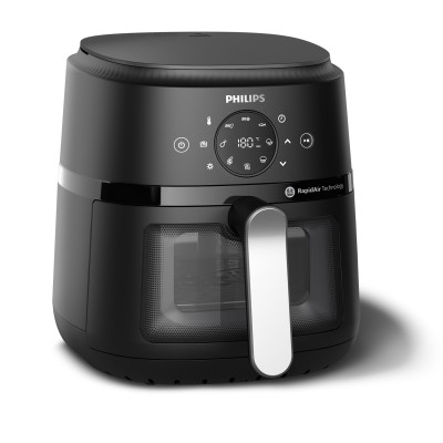 Philips 2000 series NA221/00 Friggitrice ad Aria Airfryer Capacità 4.2 Litri Potenza 1500 Watt Multifunzione 13 in 1 con Timer colore Nero e Argento