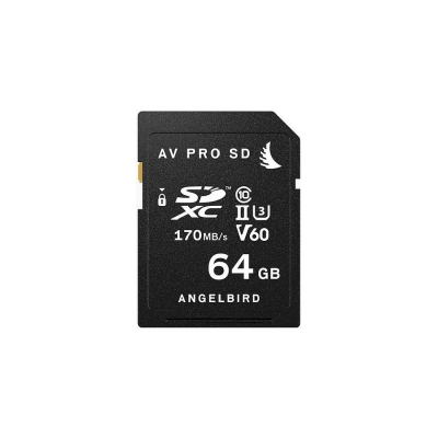 Scheda di memoria SD 64GB AV PRO Uhs Ii Card Angelbird AVP064SDMK2V60