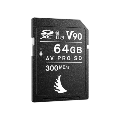 Scheda SD 64GB V90 Pro Black Angelbird AVP064SDMK2V90