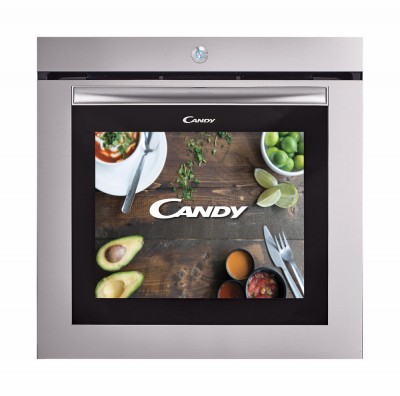 Forno ad incasso Elettrico Ventilato Multifunzione 60 cm  con Grill Telecamera HD interna e Schermo full Touch  Acciaio Inox Candy WATCH-TOUCH/E 33702375