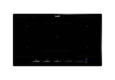 Foster 7384646 Piano Cottura da Incasso a Induzione 86 cm 5 Zone Flex bridge Vetro Nero Serie KE Induction 7384 646