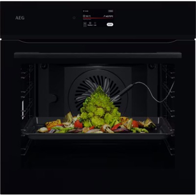 AEG Serie 7000 NBE7P731AB Forno da Incasso Multifunzione Elettrico 60 cm MealAssist Pirolitico Estetica Glossy Black Nero Classe A++ 