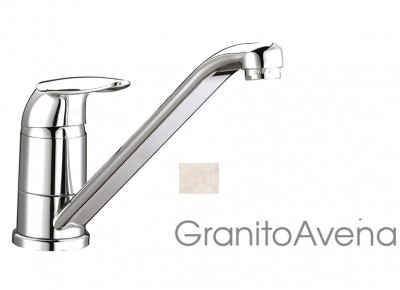 Miscelatore Monocomando da Cucina canna bassa Granito Avena Apell APL4070GO