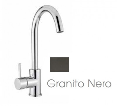 Miscelatore Monocomando da Cucina Granito Bianco Apell APL7781GB