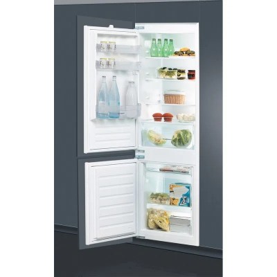 Frigorifero da Incasso Combinato  Low Frost Altezza 177 cm Classe F Cerniere a Sinistra Indesit B 18 A1 D S/I - B18A1DSI