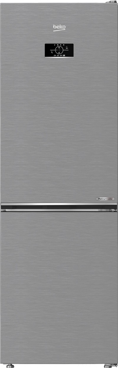 Frigorifero Combinato Libera installazione Total No Frost Classe C Altezza 186 cm Finitura Metal Look Beyond Beko B5RCNE366HXB1 