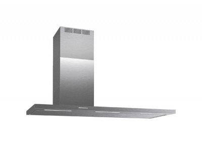 Baraldi ELEA Cappa a Parete 150 cm Inox con Camino a Sinistra – 800 m³/h - 01ELEPA150STSX80