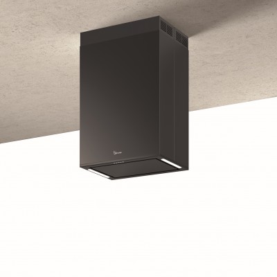 Baraldi GINZA Cappa a Parete 60 cm Nera – Aspirazione Perimetrale 800 m³/h - 01GIN060BL80