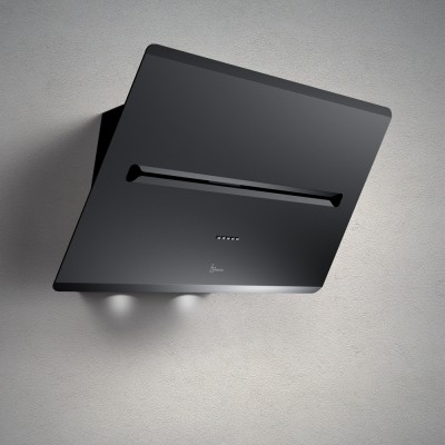 Baraldi ONE Cappa a Parete 60 cm Nera – 700 m³/h con Sistema Anticondensa opzionale - 01ONE060BL70