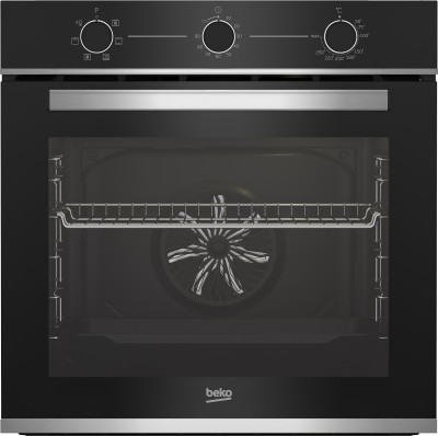 Forno da Incasso Multifunzione Elettrico 60 cm Classe A AeroPerfect Cristallo nero Acciaio inox Beyond b100 Linea Nature Beko BBIE13100X