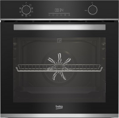 Forno da Incasso Multifunzione Elettrico 60 cm Pirolitico Classe A+ Nero Beyond Linea Look Cookmaster b300 Beko BBIM17300BMPEF