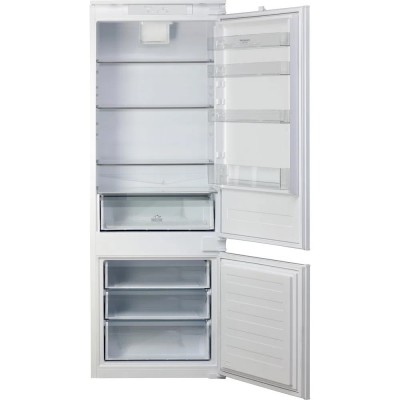 Frigorifero da Incasso Combinato Larghezza 70 cm per vano da 75 Altezza 194 cm Classe F SPACE 400 Ariston Hotpoint BCB 4010 E