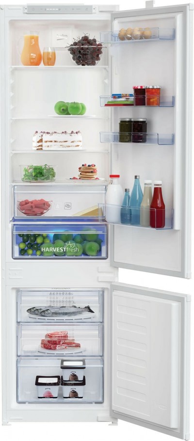 Frigorifero da Incasso Combinato Altezza 194 cm No Frost  Classe E HarvestFresh Beko BCHA306E4SN