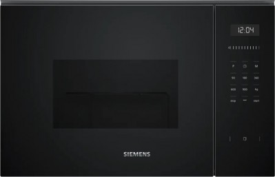 Siemens BE555LMB1 iQ500  Forno Microonde da incasso con Grill 25 Litri Altezza 38 cm Nero