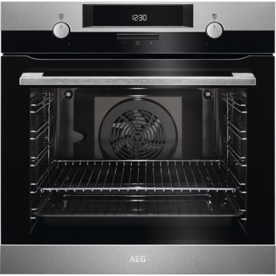 Forno da Incasso Multifunzione Elettrico 60 cm SurrondCook inox antimpronta e superficie full glass Classe A AEG BEK431011M 