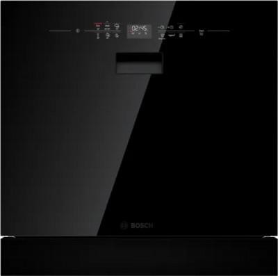 Bosch SCX6ITB00E Serie 6 Lavastoviglie da Incasso Compatta Altezza 60 cm 8 Coperti Classe E - Estetica Nero
