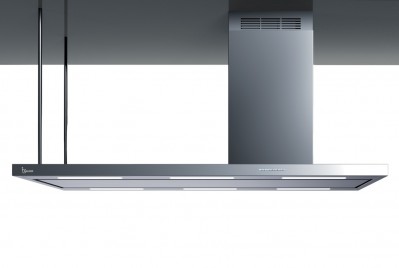 Baraldi ELEA ISOLA Cappa a Isola Baraldi 176 x 60 cm Inox con Camino a Destra 900 m³/h - 01ELEIS176STDX90
