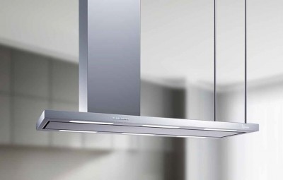Baraldi ELEA ISOLA Cappa a Isola Baraldi 146 x 60 cm Inox con Camino a Sinistra 800 m³/h - 01ELEIS146STSX80
