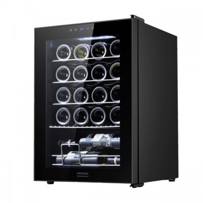 Cecotec  Bolero GrandSommelier 2050 Cantinetta Vini 20 Bottiglie Classe G Altezza 65 cm Nera Black Compressor 