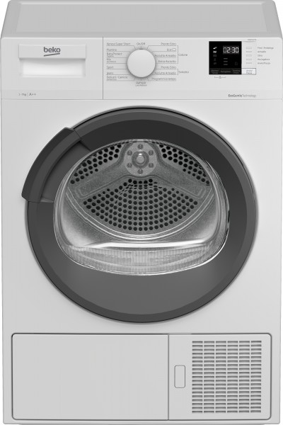 Beko MDXS727A Asciugatrice Slim Pompa di calore Libera Installazione 7 Kg Classe A++ Profondità 46 cm Bianco 