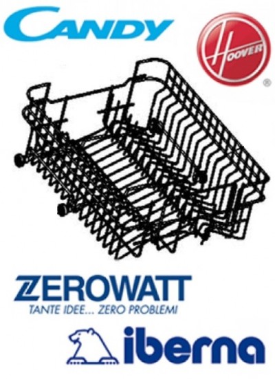 Cesto Superiore Lavastoviglie Candy Zerowatt Hoover Originale 49030152 