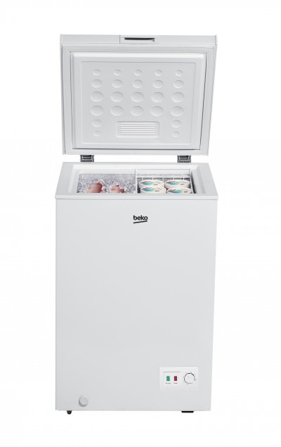 Congelatore a Pozzetto Orizzontale Capacità 98 Litri Classe E Larghezza 54,5 cm colore Bianco Beko CF100EWN 