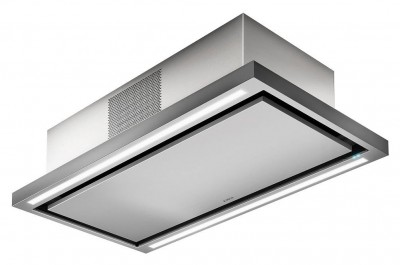 Cappa a Soffitto 90 x 50 cm Versione Filtrante Acciaio Inox e Bianca  Elica CLOUD SEVEN IX/F/90 - PRF0141953