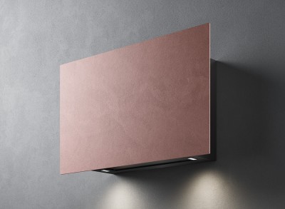 Cappa a Parete 85 cm Corpo verniciato nero Frontale apribile finitura in argilla Terracotta FALMEC Cover - CCFN85.E0P2#ZZZ9460F