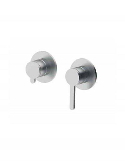 Doccia incasso con deviatore  finitura matt nickel brushed linea Iconica Crolla 37055MN
