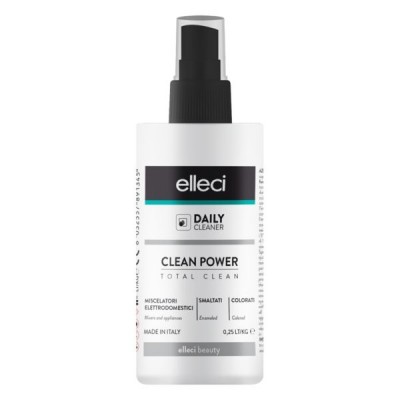 Detergente spray 250 ml pulizia specifica per superfici colorate e smaltate Elleci Beauty DAILY CLEANER - CLEAN POWER DLA01602