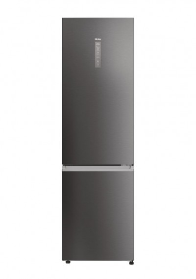 Haier HDPW3620DNPD  Frigorifero Combinato Libera Installazione Classe D No Frost Altezza 205 cm Dark Inox 2D 60 Serie 3 Pro