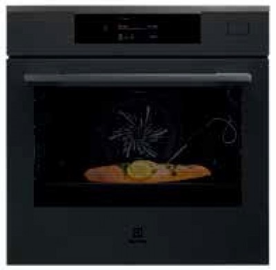 Electrolux Serie 800 KOBAS3XT Forno da Incasso Multifunzione Elettrico a Vapore 60 cm SteamBoost Termosonda Classe A++ Estetica Matt nero opaco 