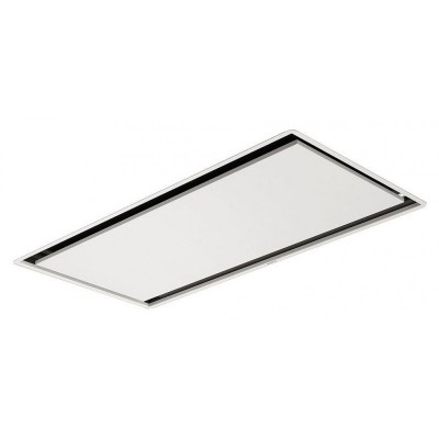 Cappa a Soffitto 100 x 50 cm  Senza Motore Bianco Cornice Bianca  Elica ILLUSION NO MOTOR WH/A/100 - PRF0146253A