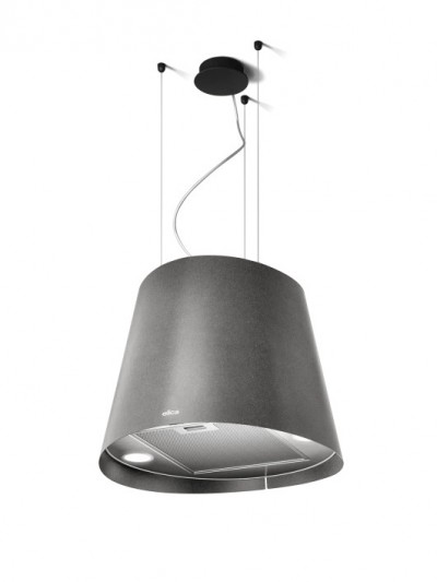 Cappa a Isola Sospesa 50 cm Diametro Effetto Ghisa Elica JUNO URBAN CAST IRON/F/50 - PRF0147728B