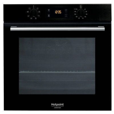 Forno da Incasso Multifunzione Elettrico Pirolito 60 cm Classe A Estetica Nera Hotpoint FA2 540 P BL HA