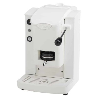 Macchina Da Caffe' A Cialde Faber Slot Basic Ottone Total White